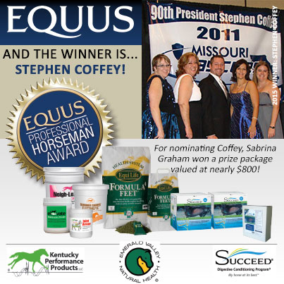 2015 EQUUS Professional Horseman Award Winner Announced promo image