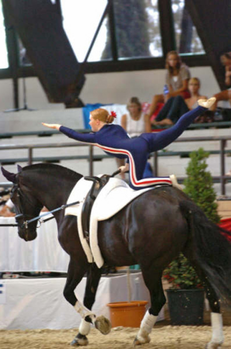 Rehabbed Police Horse Wins Medal for British at Euro Vaulting Championships promo image