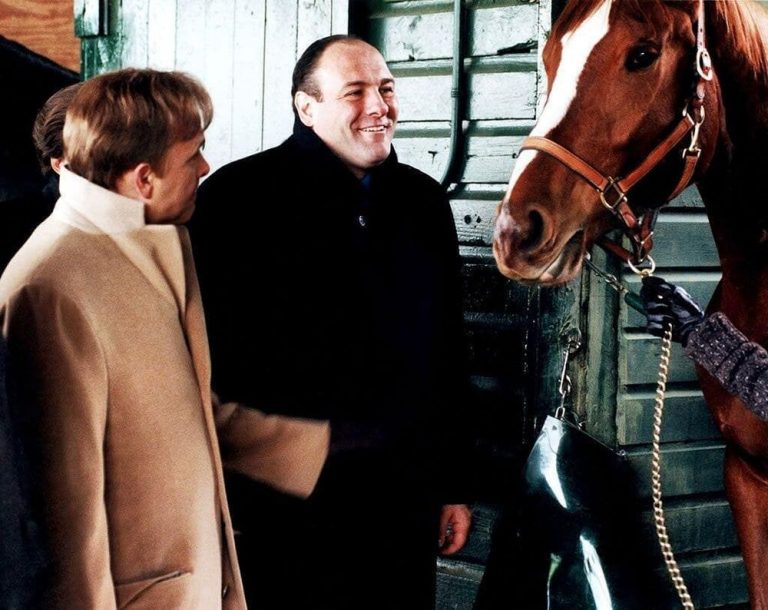 Screen capture of Pie O My in a scene from the Sopranos
