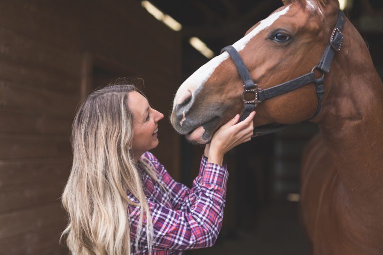 A Woman and Her Horse
