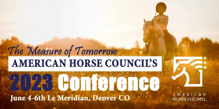 Photo, AHC logo and banner for 2023 annual AHC conference from AHC website