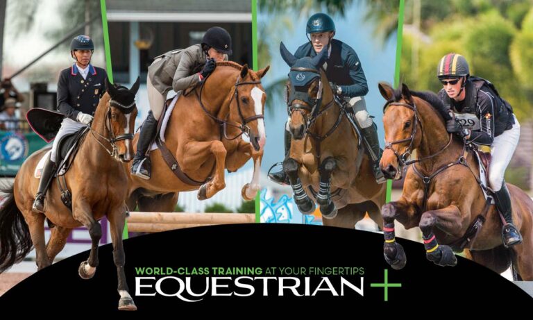 Montage promo image for EQUESTRIAN+