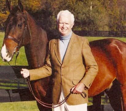 Paul Cronin holding a horse