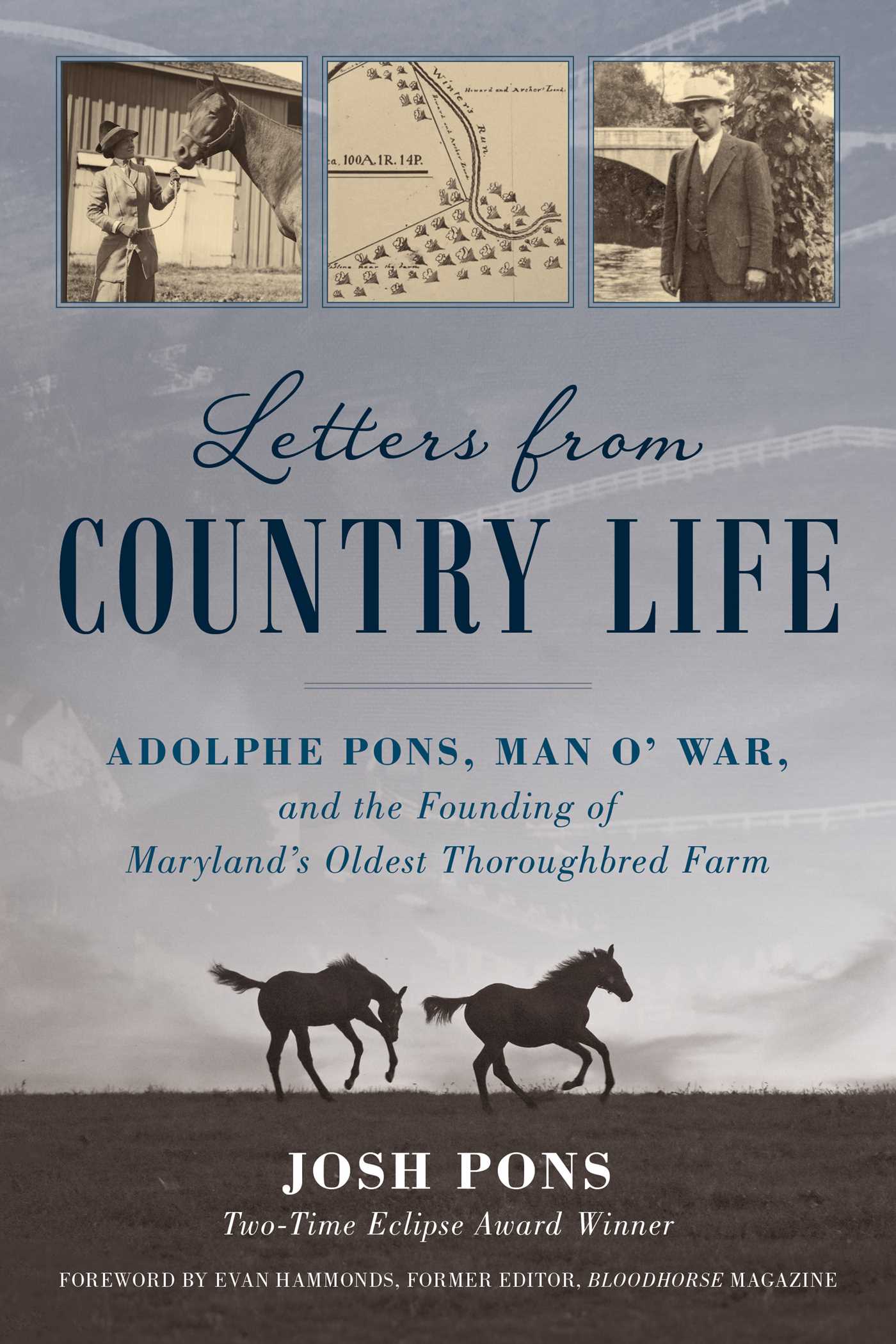 Book cover of Josh Pons' "Letters from Country Life"